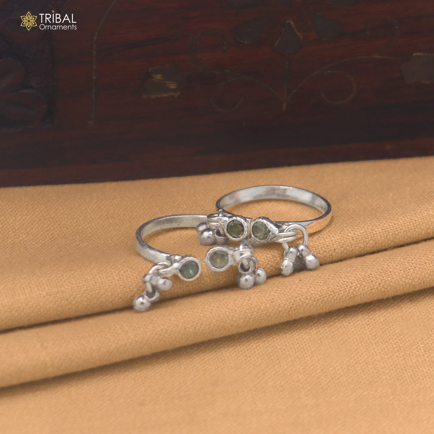 925 sterling silver plain stone design laddu Gopala bangle kada traditional Krishna jewelry su1462