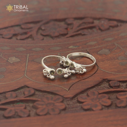 925 sterling silver plain stone design laddu Gopala bangle kada traditional Krishna jewelry su1462