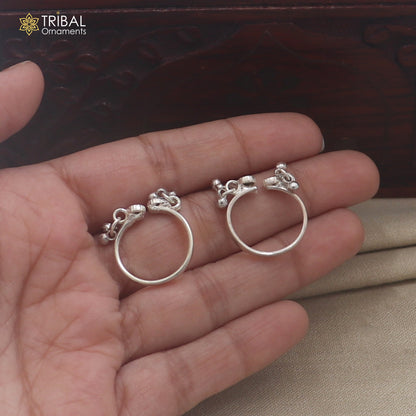 925 sterling silver plain stone design laddu Gopala bangle kada traditional Krishna jewelry su1462