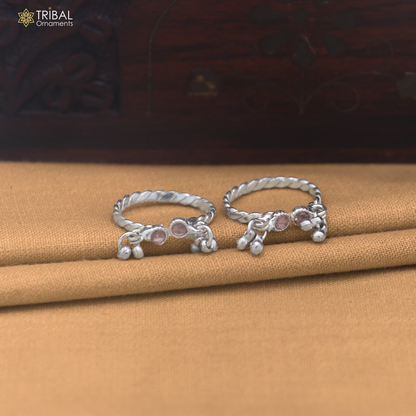 925 sterling silver stone design laddu Gopala bangle kada traditional Krishna jewelry su1463