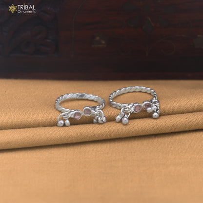 925 sterling silver stone design laddu Gopala bangle kada traditional Krishna jewelry su1463
