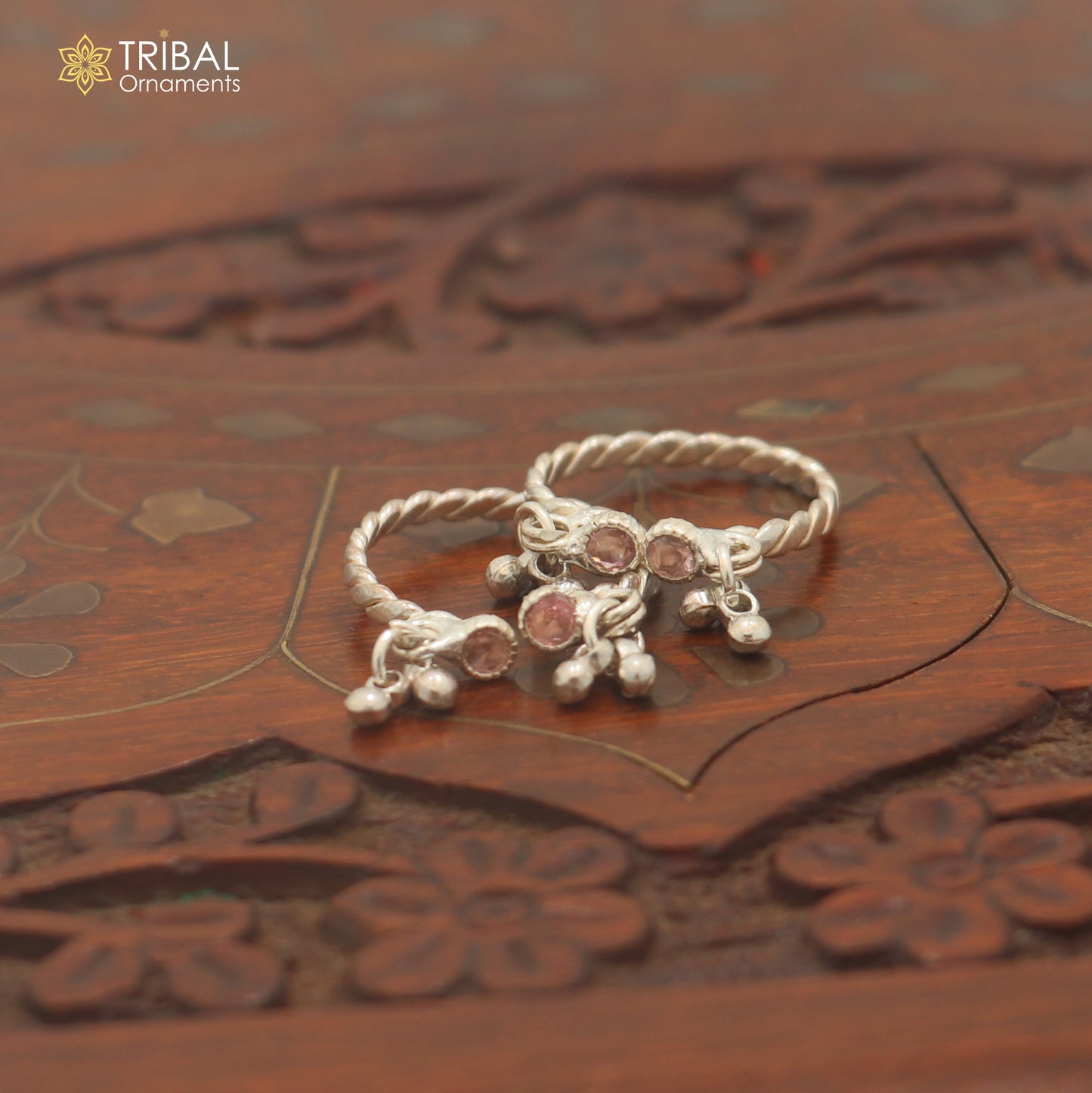 925 sterling silver stone design laddu Gopala bangle kada traditional Krishna jewelry su1463