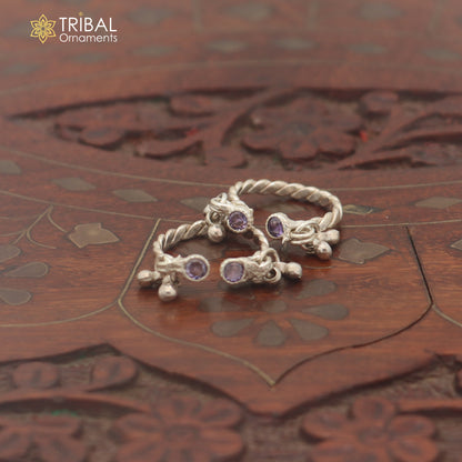 925 sterling silver stone design laddu Gopala bangle kada traditional Krishna jewelry su1464