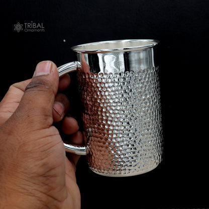 925 pure sterling silver water milk cup silver baby food flask, silver utensils gift sv0012