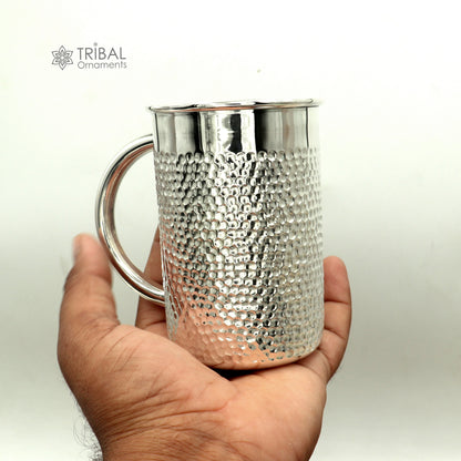 925 pure sterling silver water milk cup silver baby food flask, silver utensils gift sv0012