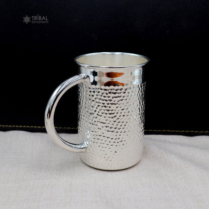 925 pure sterling silver water milk cup silver baby food flask, silver utensils gift sv0012