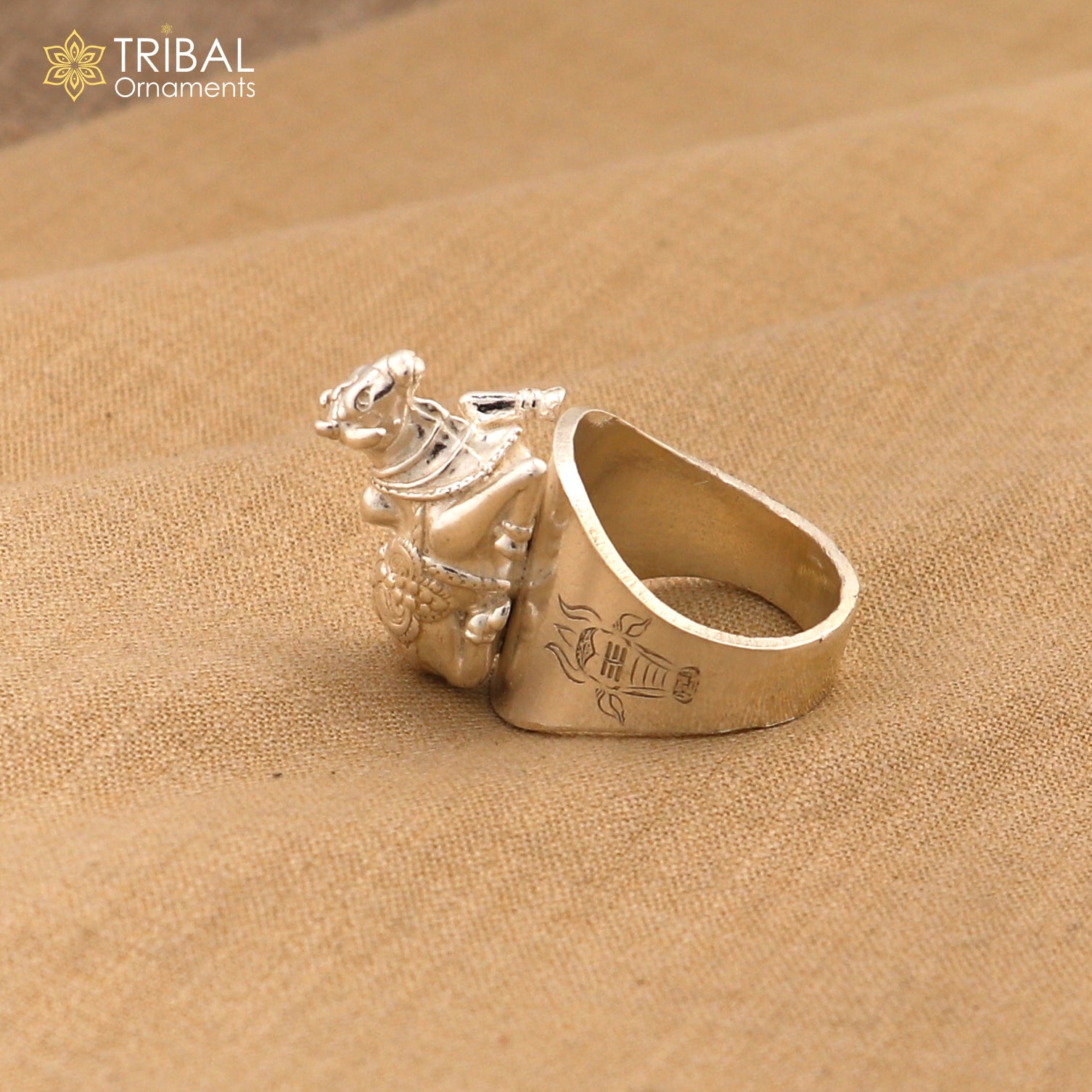 925 sterling silver nandi design ring men's Jewelry sr785 - TRIBAL ORNAMENTS