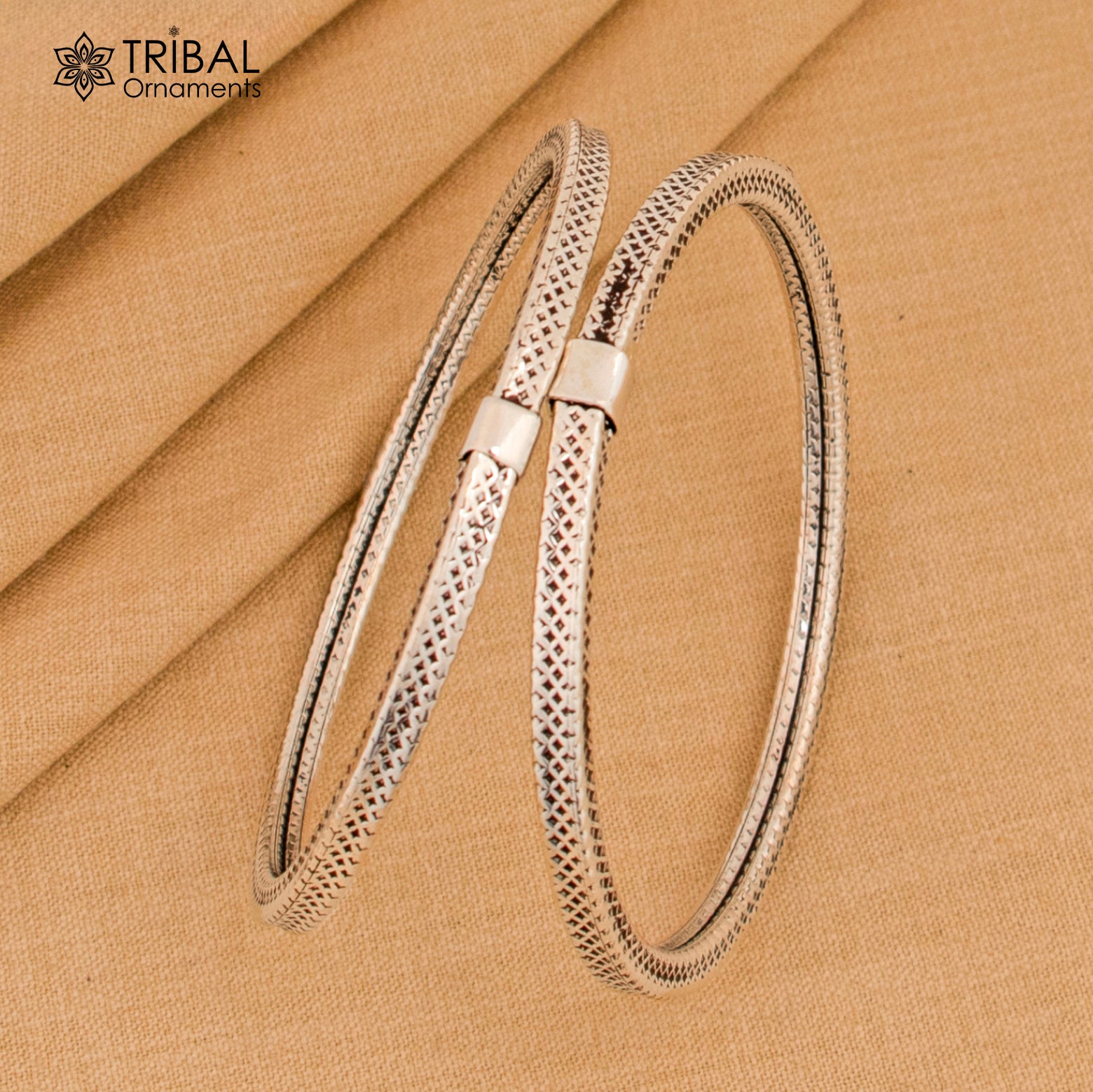 925 sterling silver handmade customized vintage design bangle bracelet kada single piece excellent oxidized gifting unisex jewelry nssk4 - TRIBAL ORNAMENTS