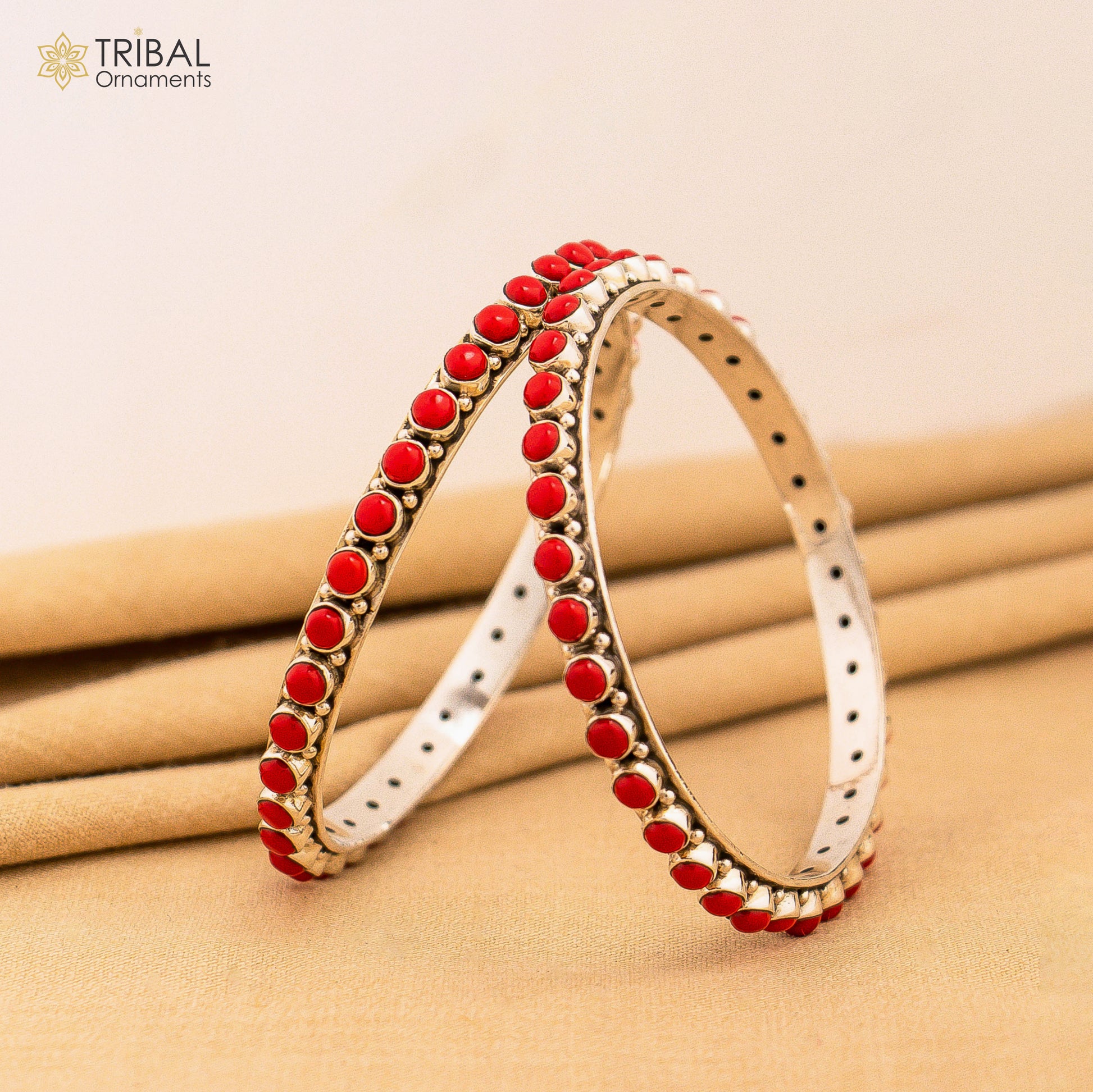 925 sterling silver coral stone bangle bracelet ,unique functional jewelry nba386 - TRIBAL ORNAMENTS