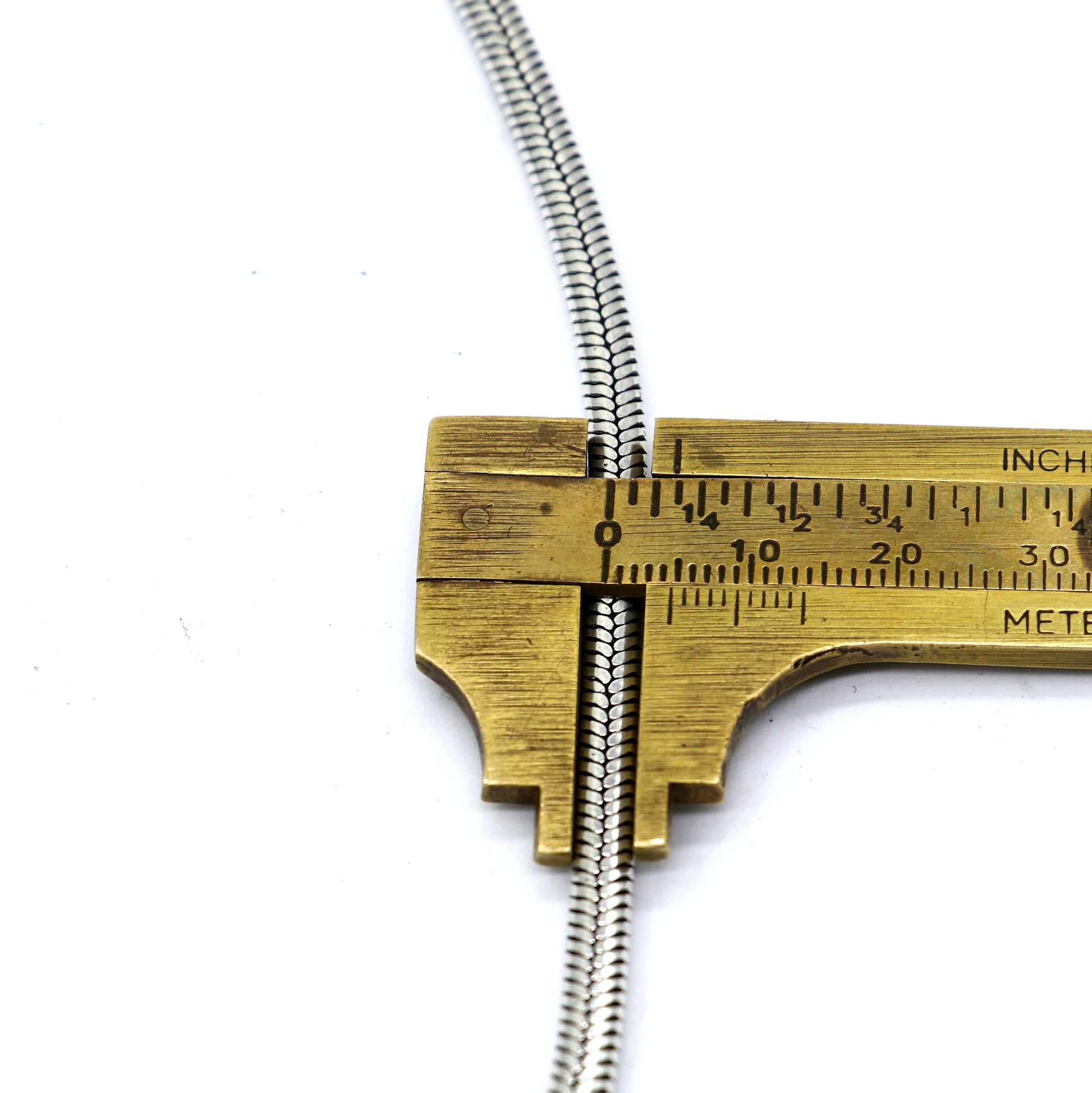 4.2 mm 20" to 30" long chain 925 sterling silver handmade snake chain pendant chain, necklace chain, silver trendy chain ch599 - TRIBAL ORNAMENTS