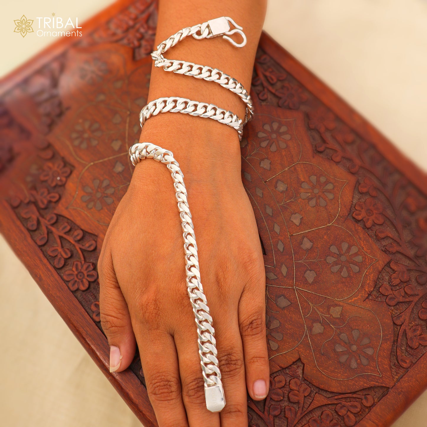 925 sterling silver cuban link design solid heavy necklace chain for men's jewelry ch623 - TRIBAL ORNAMENTS