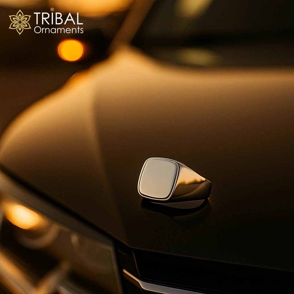 Dominion design 925 sterling silver men's ring Jewelry sr794 - TRIBAL ORNAMENTS