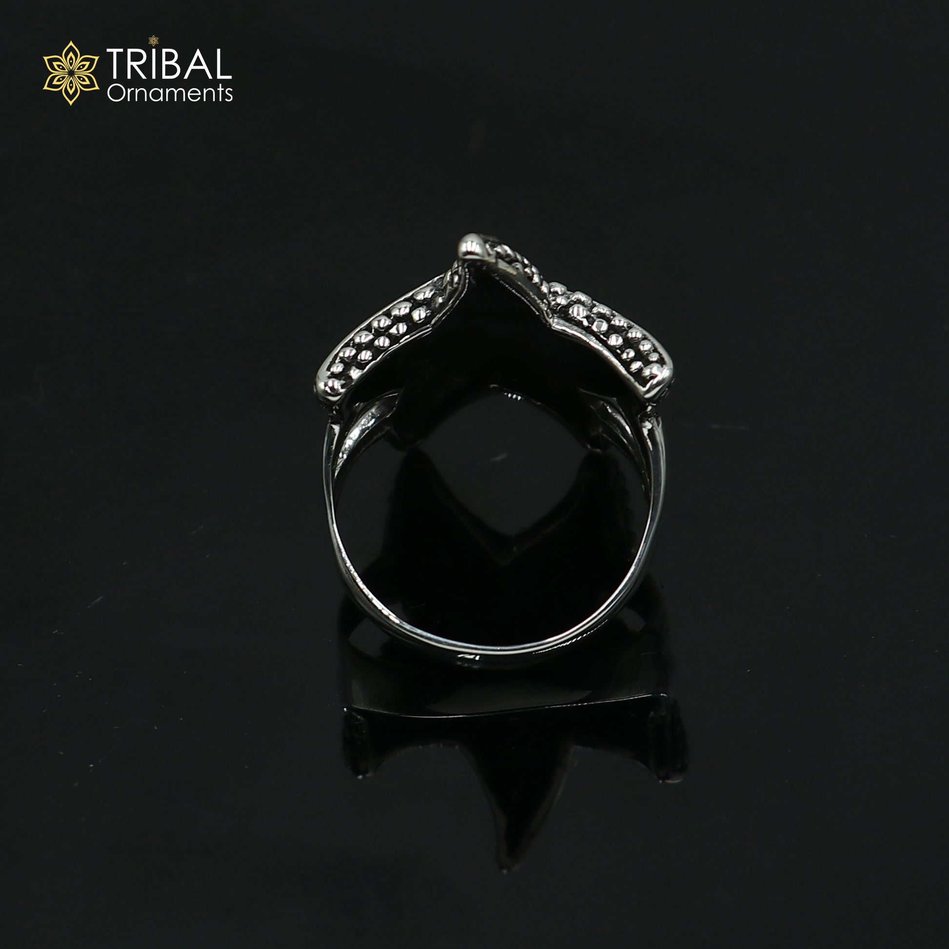 925 sterling silver star design stylish ring men's Jewelry sr784 - TRIBAL ORNAMENTS