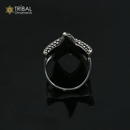 925 sterling silver star design stylish ring men's Jewelry sr784 - TRIBAL ORNAMENTS