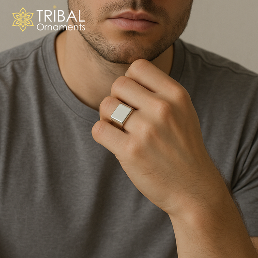 Sigma iron ring 925 sterling silver customized men's ring Jewelry sr796 - TRIBAL ORNAMENTS