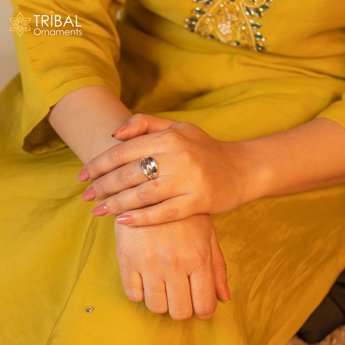 925 sterling silver stylish design ring Jewelry sr776 - TRIBAL ORNAMENTS