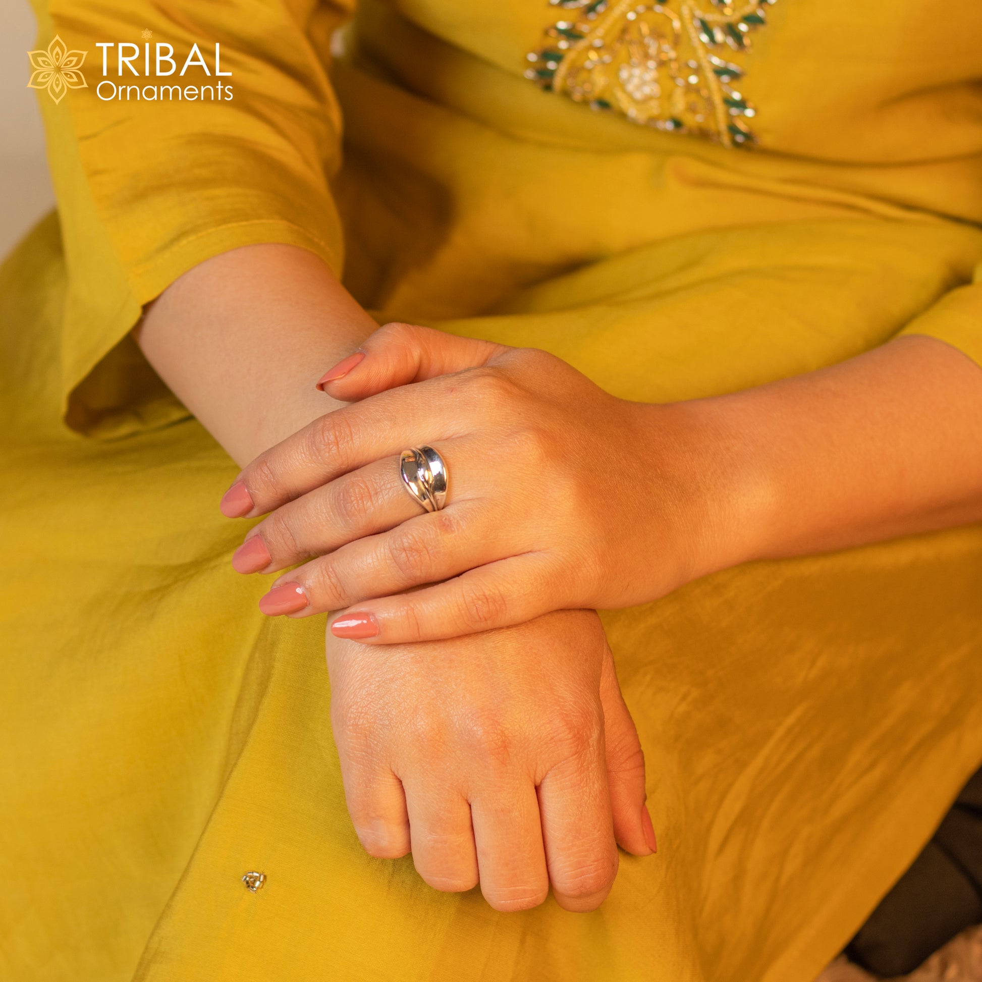 925 sterling silver stylish design ring Jewelry sr776 - TRIBAL ORNAMENTS