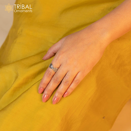 925 sterling silver stylish design ring Jewelry sr779 - TRIBAL ORNAMENTS