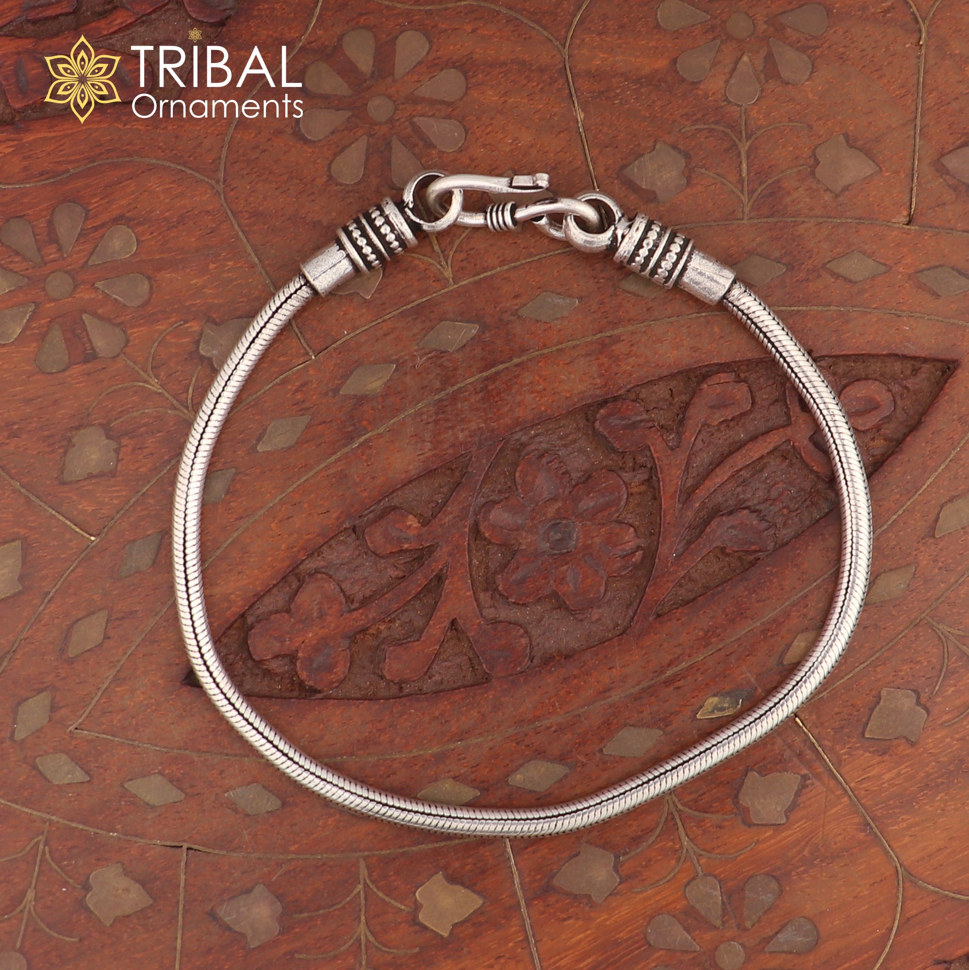 925 sterling silver snake chain flexible unisex bracelet stylish