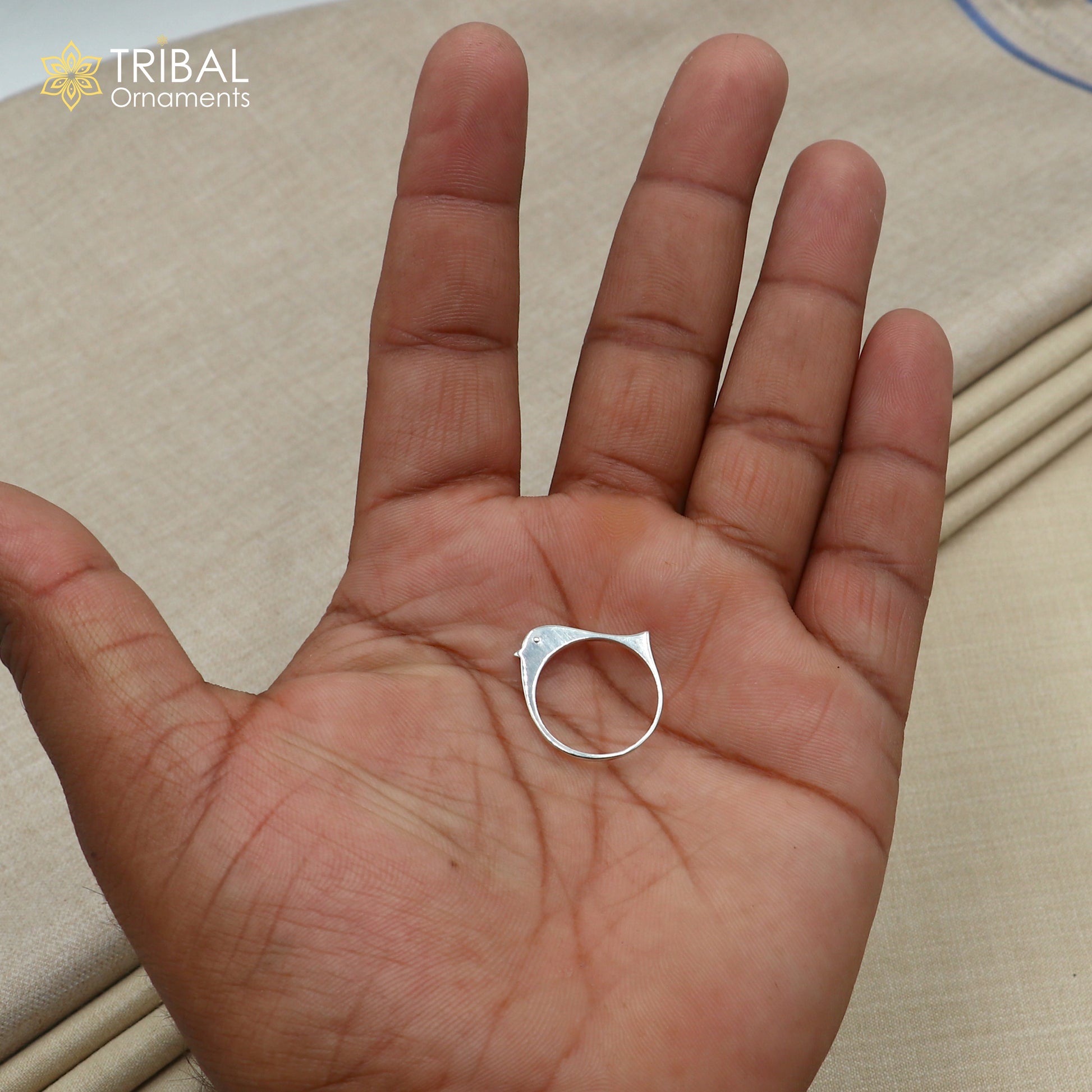 925 sterling silver stylish plain design ring Jewelry sr783 - TRIBAL ORNAMENTS