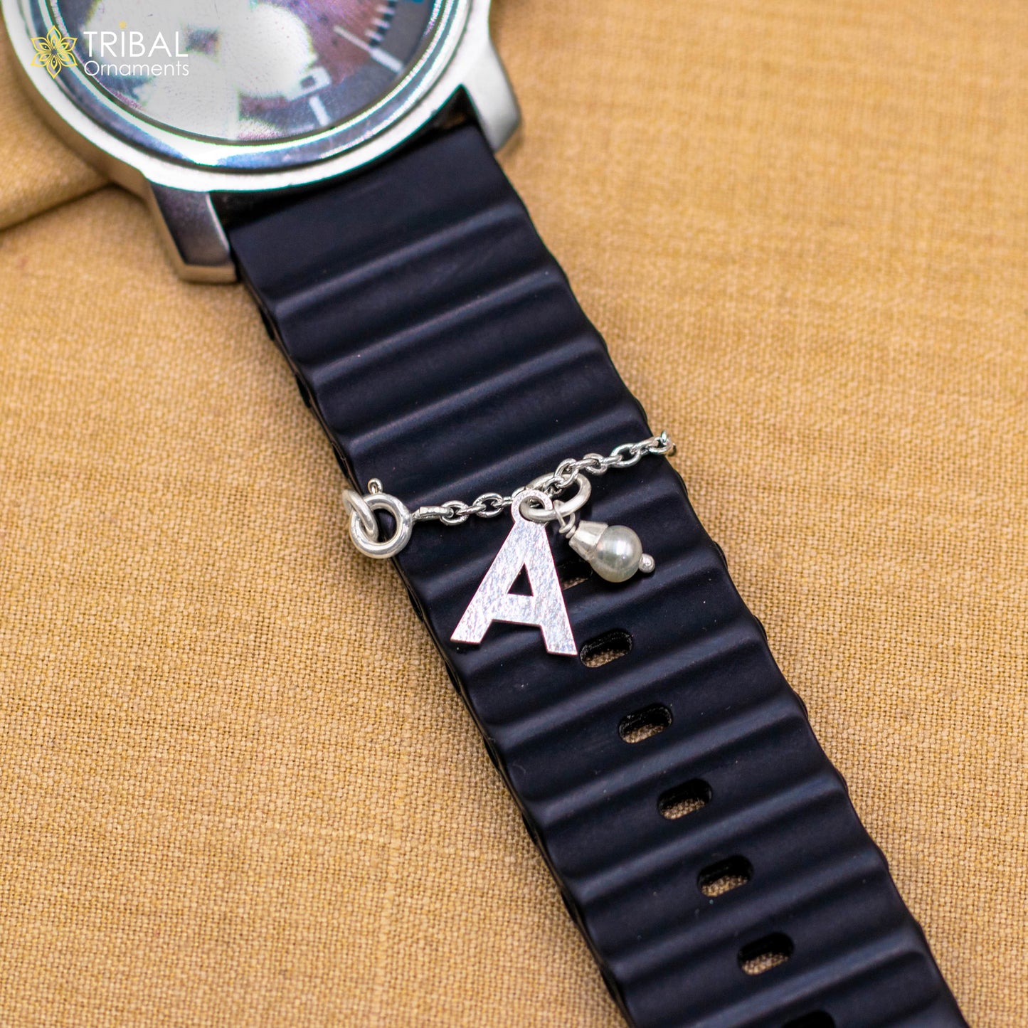 925 sterling silver personalized watch charms wsc011 - TRIBAL ORNAMENTS