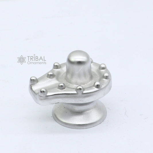 1.5" solid mercury god Shiva lingam statue 12 JYOTIRLINGA Parad Shiva lingam Sculpture for puja home best way for wealth and prosperity MA26 - TRIBAL ORNAMENTS