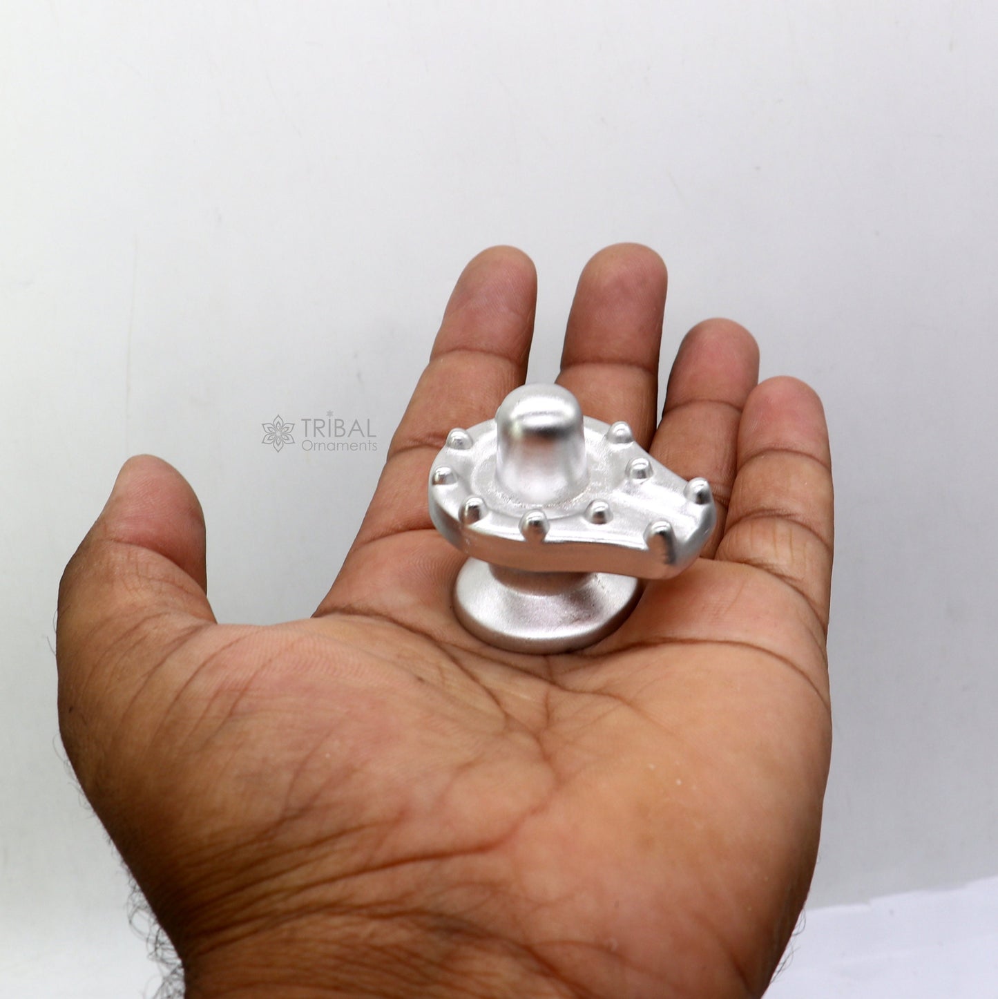 1.5" solid mercury god Shiva lingam statue 12 JYOTIRLINGA Parad Shiva lingam Sculpture for puja home best way for wealth and prosperity MA26 - TRIBAL ORNAMENTS