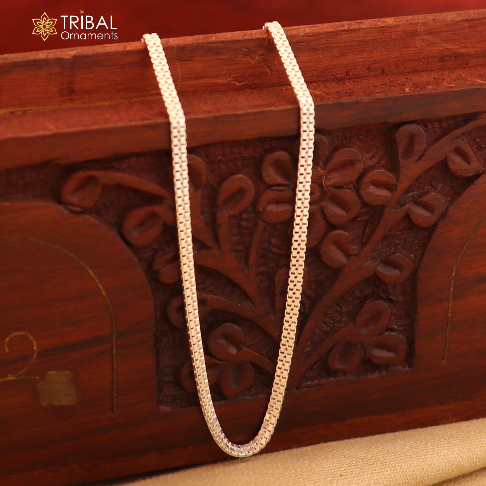 10.5" 925 sterling silver stylish chain anklets foot bracelet ,ankle bracelet belly dance jewelry ank743 - TRIBAL ORNAMENTS