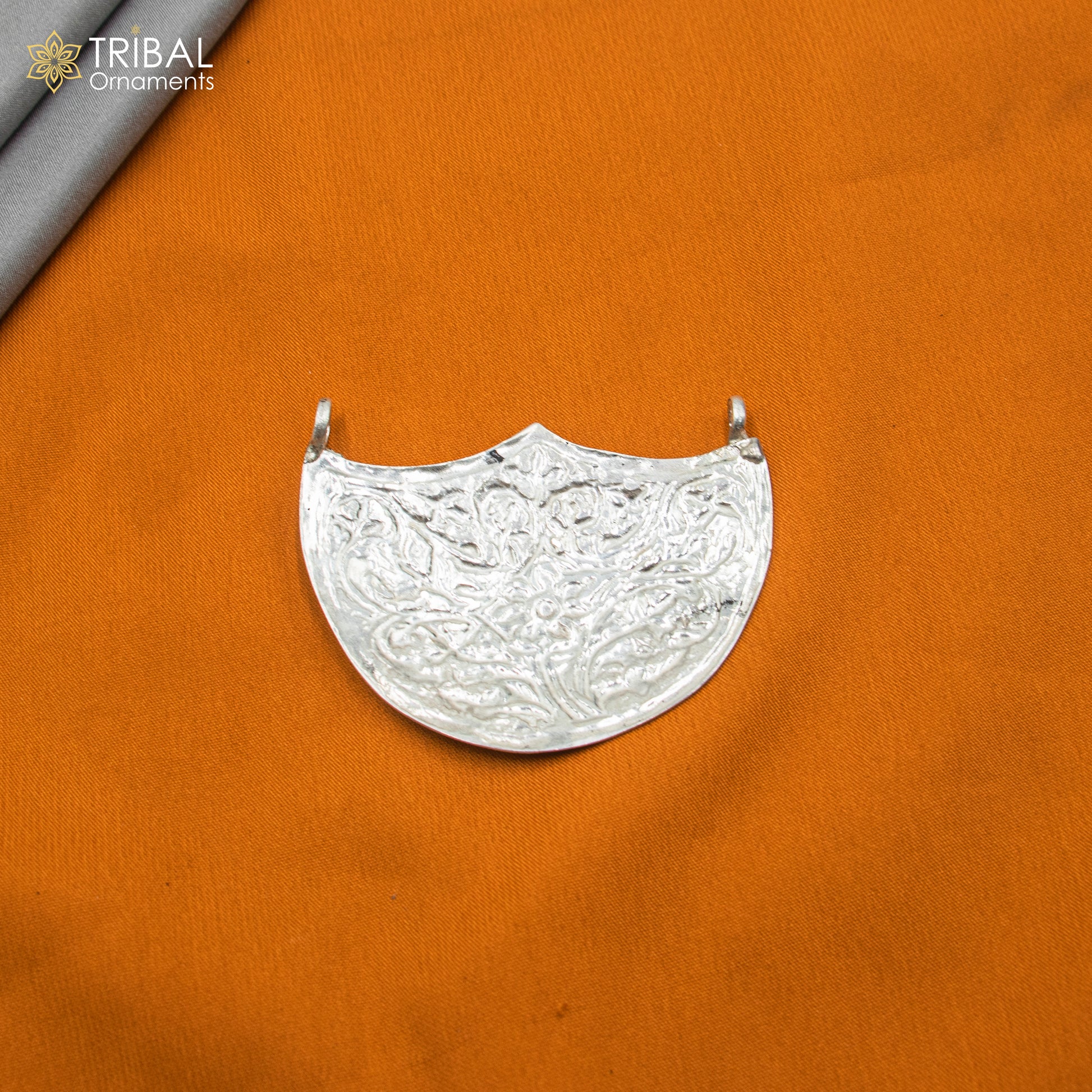 30" 925 sterling silver handmade beaded chain with chitai design long necklace traditional cultural functional pendant necklace jewelry  Set716 - TRIBAL ORNAMENTS