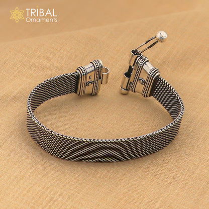 8 inches 925 sterling silver customized chain belt bracelet stylish men's  jewelry sbr771 - TRIBAL ORNAMENTS