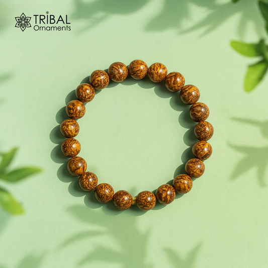 8 MM mariam agate natural crystal stone beaded handmade bracelet, customized unisex Jewelry, stnbr151 - TRIBAL ORNAMENTS