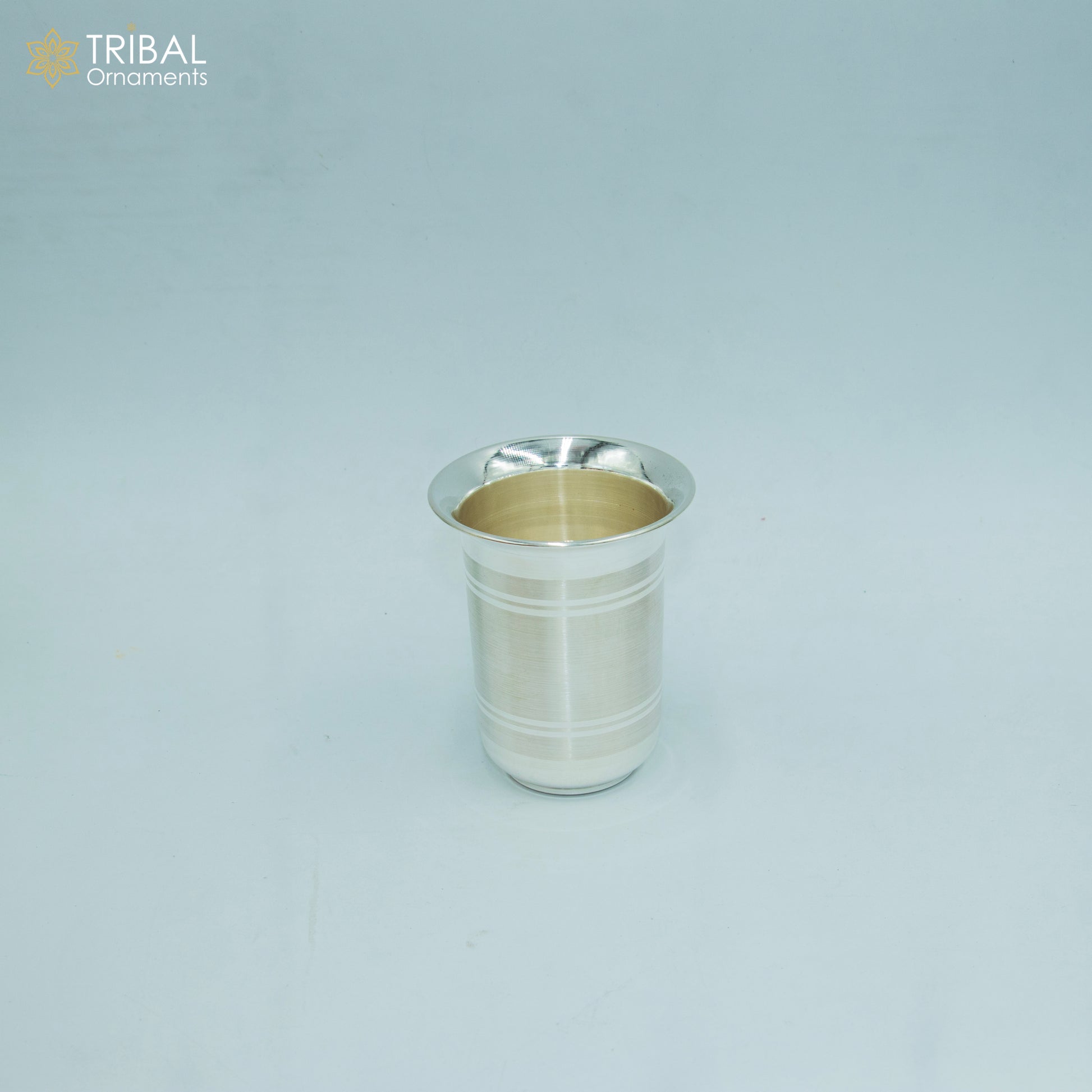 925 fine silver water milk cup tumbler, baby food flask, silver utensils sv318 - TRIBAL ORNAMENTS