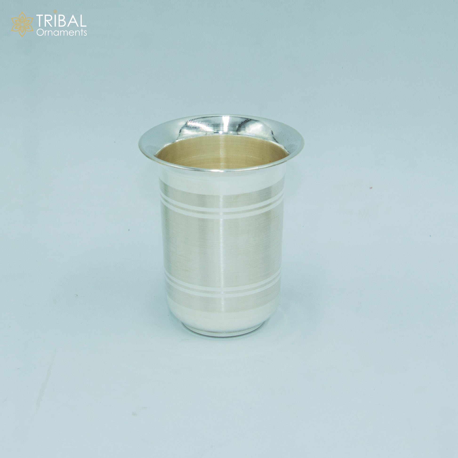 925 fine silver water milk cup tumbler, baby food flask, silver utensils sv318 - TRIBAL ORNAMENTS