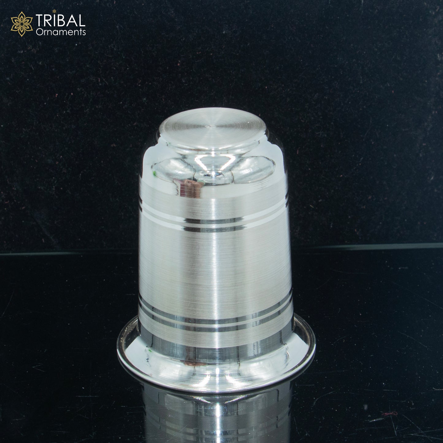 925 fine silver water milk cup tumbler, baby food flask, silver utensils sv318 - TRIBAL ORNAMENTS