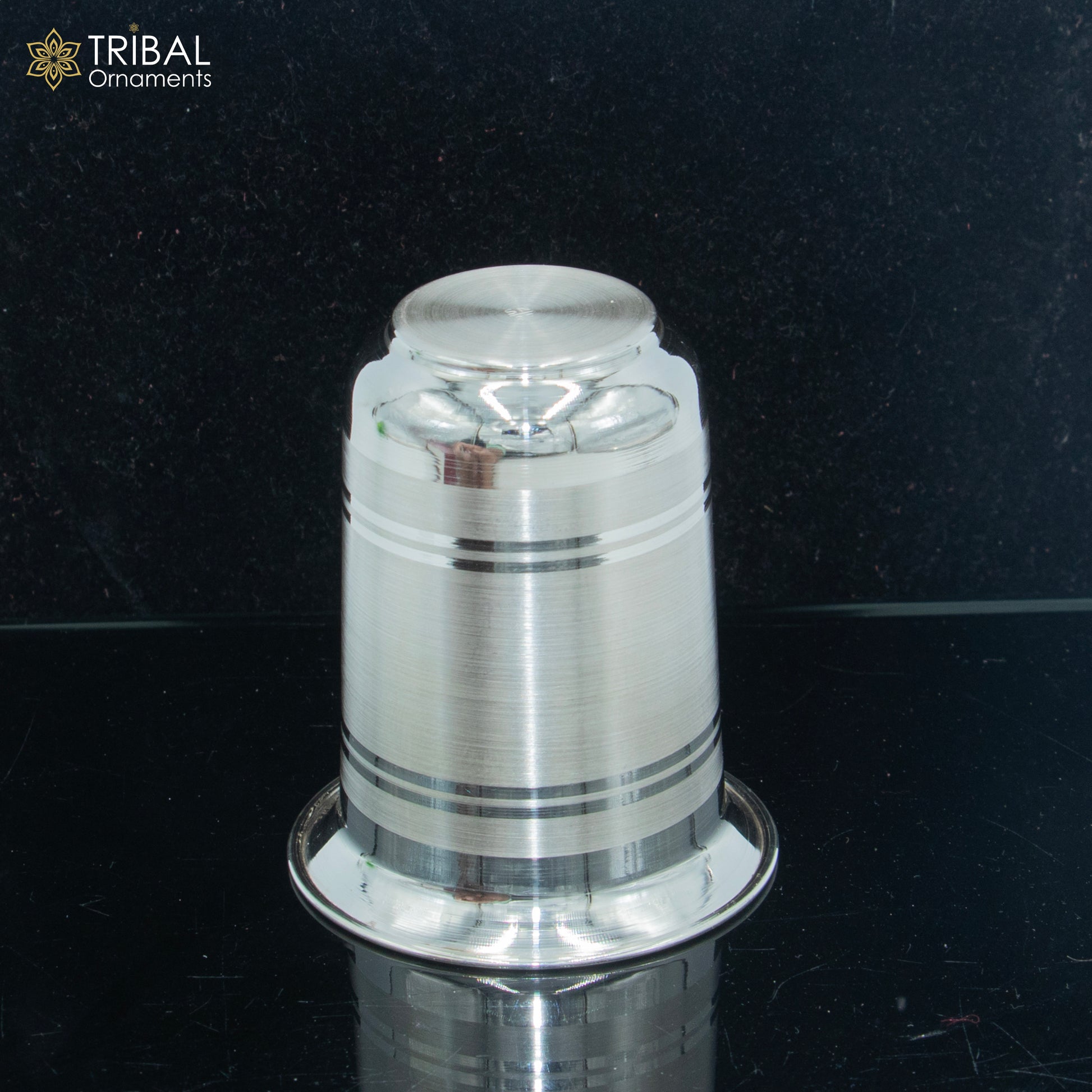925 fine silver water milk cup tumbler, baby food flask, silver utensils sv318 - TRIBAL ORNAMENTS