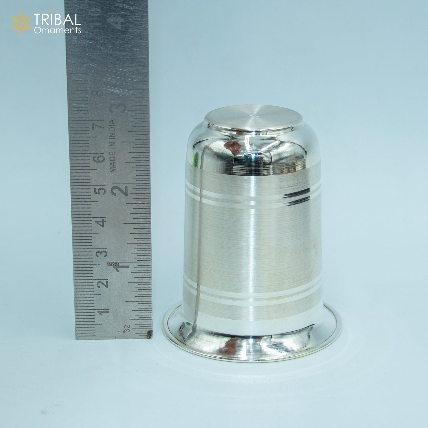 925 fine silver water milk cup tumbler, baby food flask, silver utensils sv318 - TRIBAL ORNAMENTS
