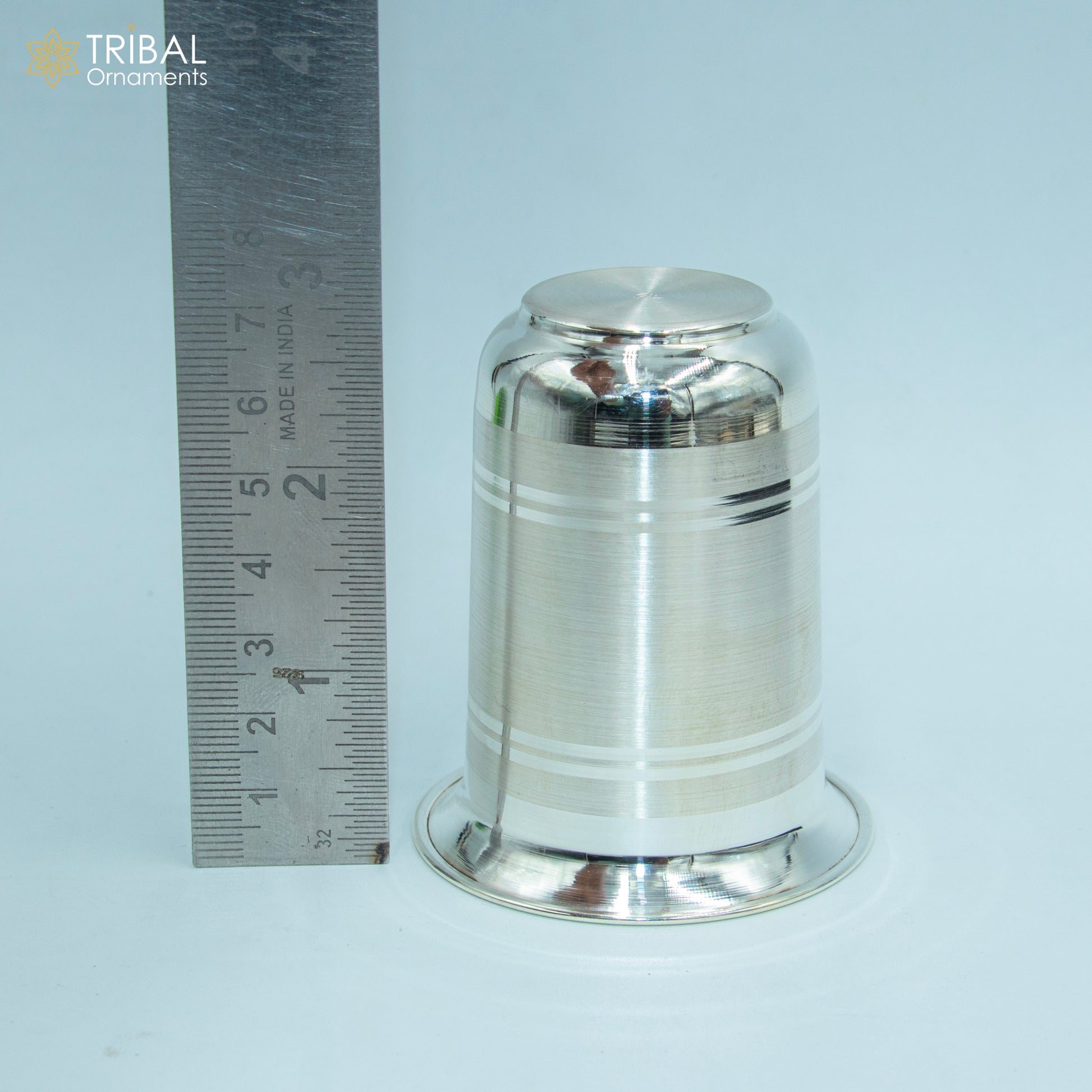 925 fine silver water milk cup tumbler, baby food flask, silver utensils sv318 - TRIBAL ORNAMENTS