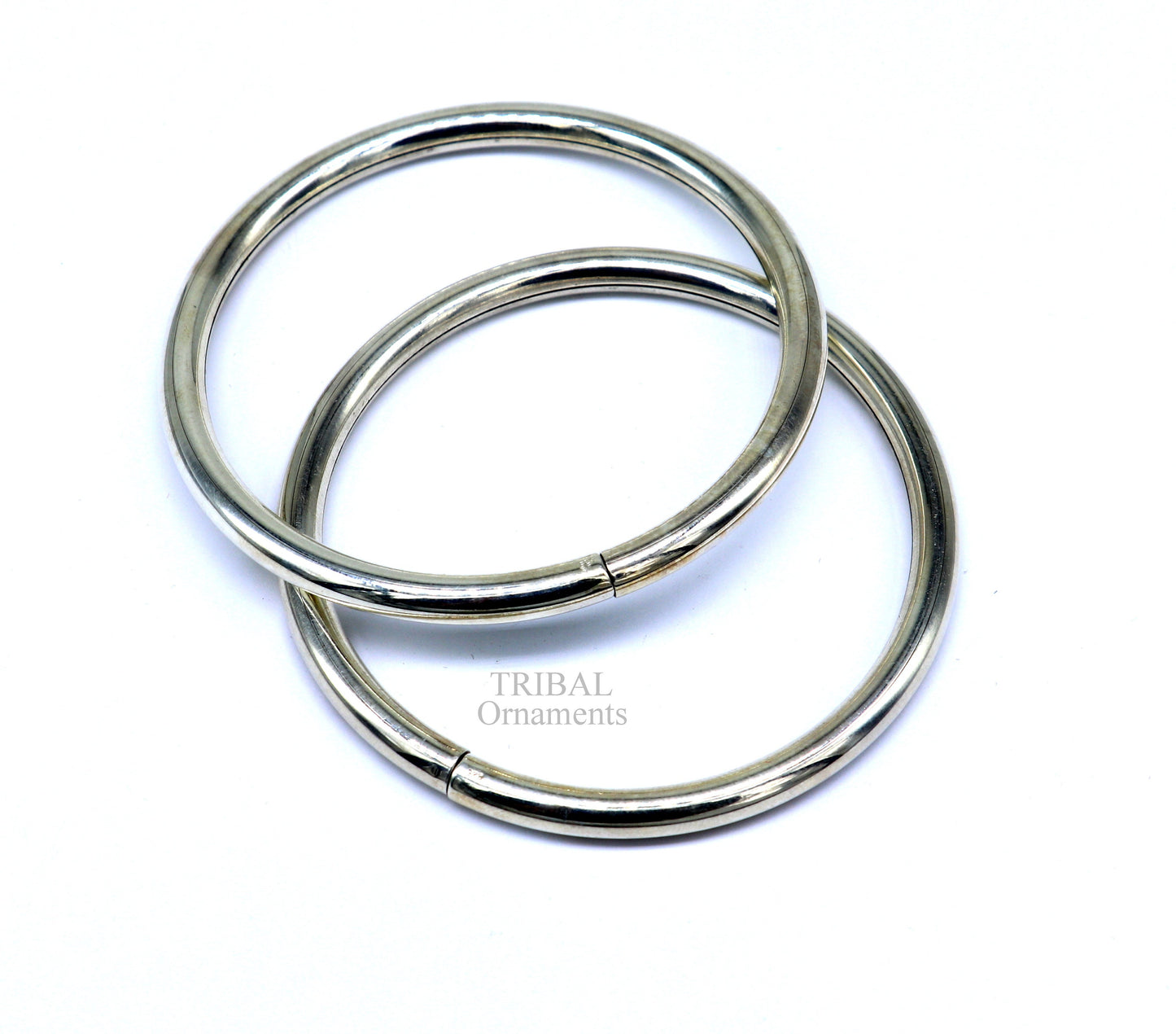 925 sterling customized plain Round design work stylish designer bangle bracelet pure silver gifting jewelry, brides made bangles nba326 - TRIBAL ORNAMENTS