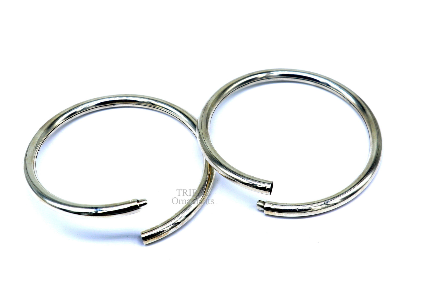 925 sterling customized plain Round design work stylish designer bangle bracelet pure silver gifting jewelry, brides made bangles nba326 - TRIBAL ORNAMENTS