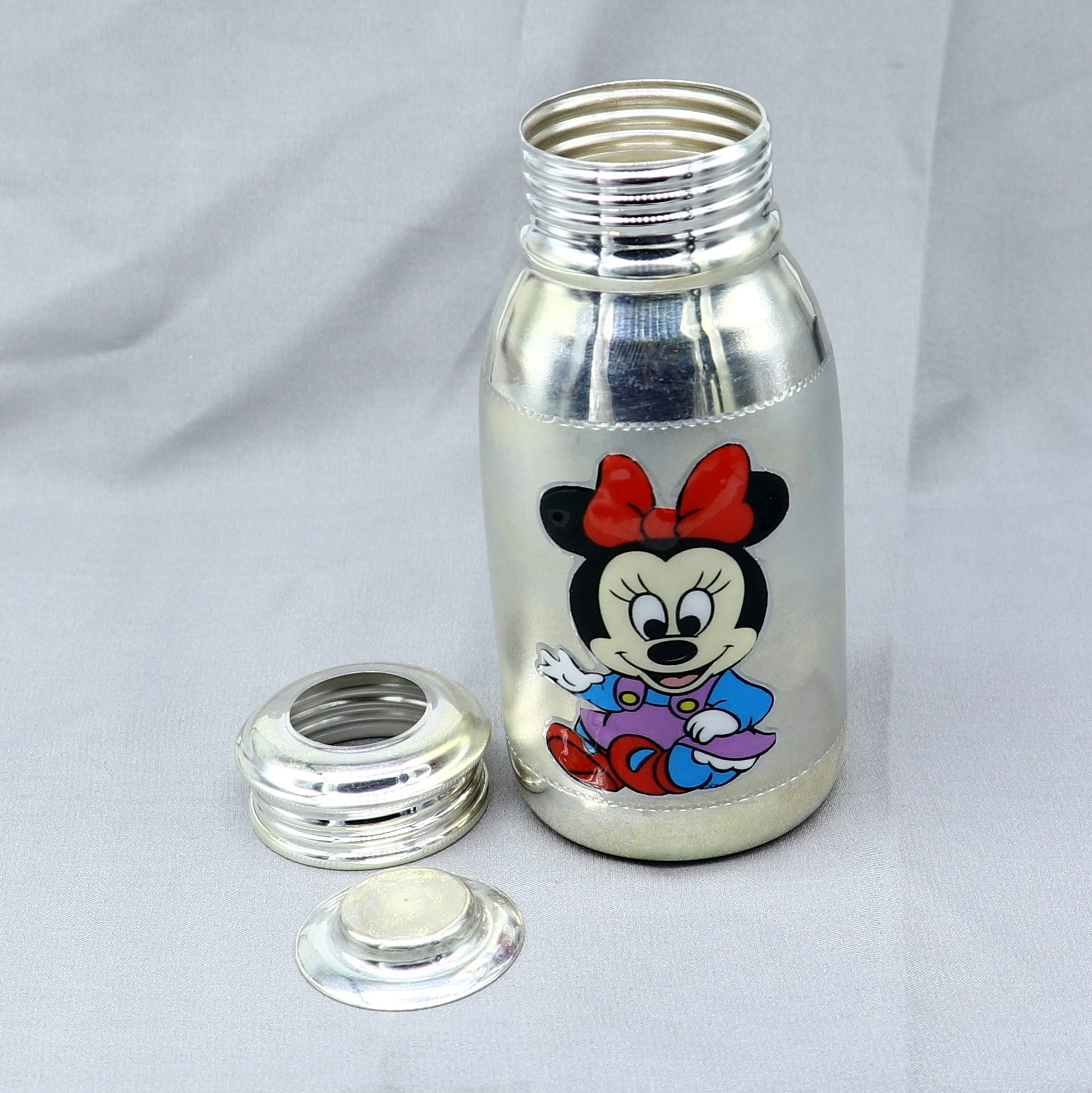 925 Sterling silver baby feeder milk bottle/ baby water bottle/ best kids gifting article sv297 - TRIBAL ORNAMENTS