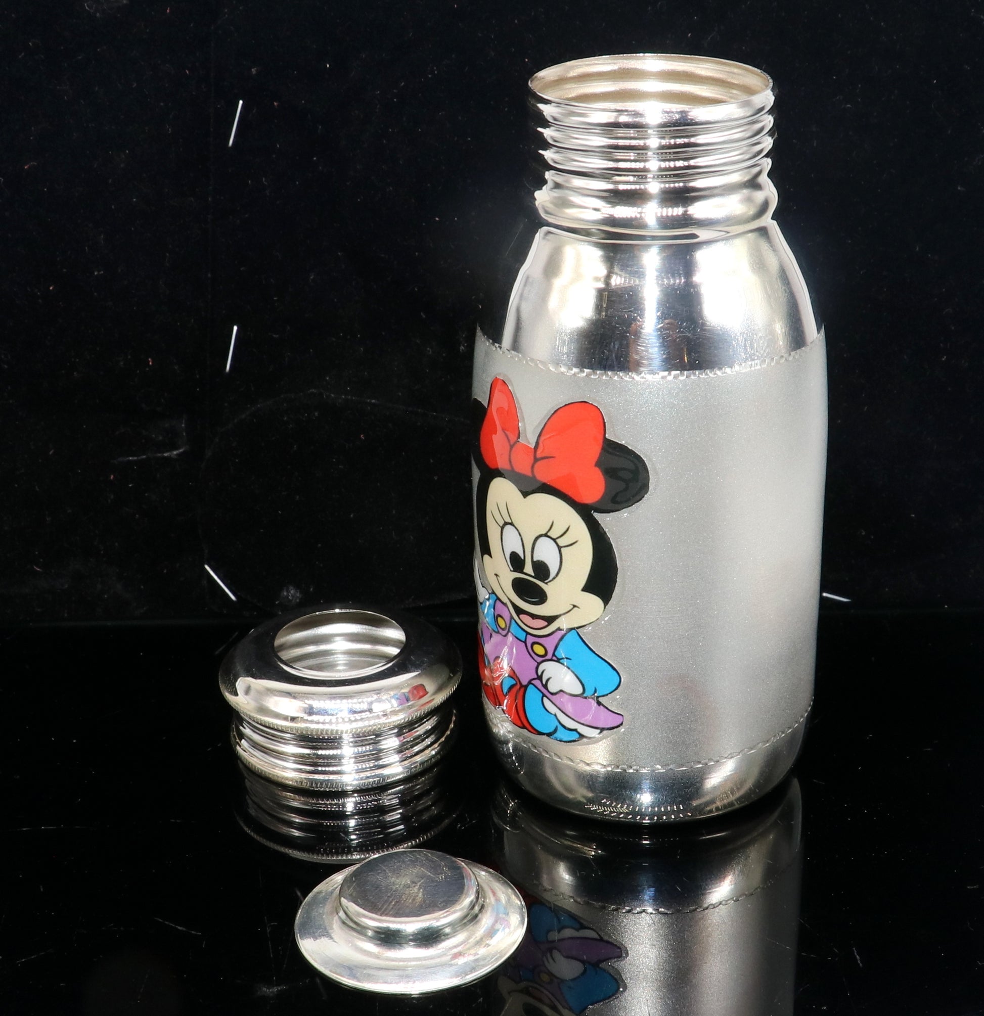 925 Sterling silver baby feeder milk bottle/ baby water bottle/ best kids gifting article sv297 - TRIBAL ORNAMENTS