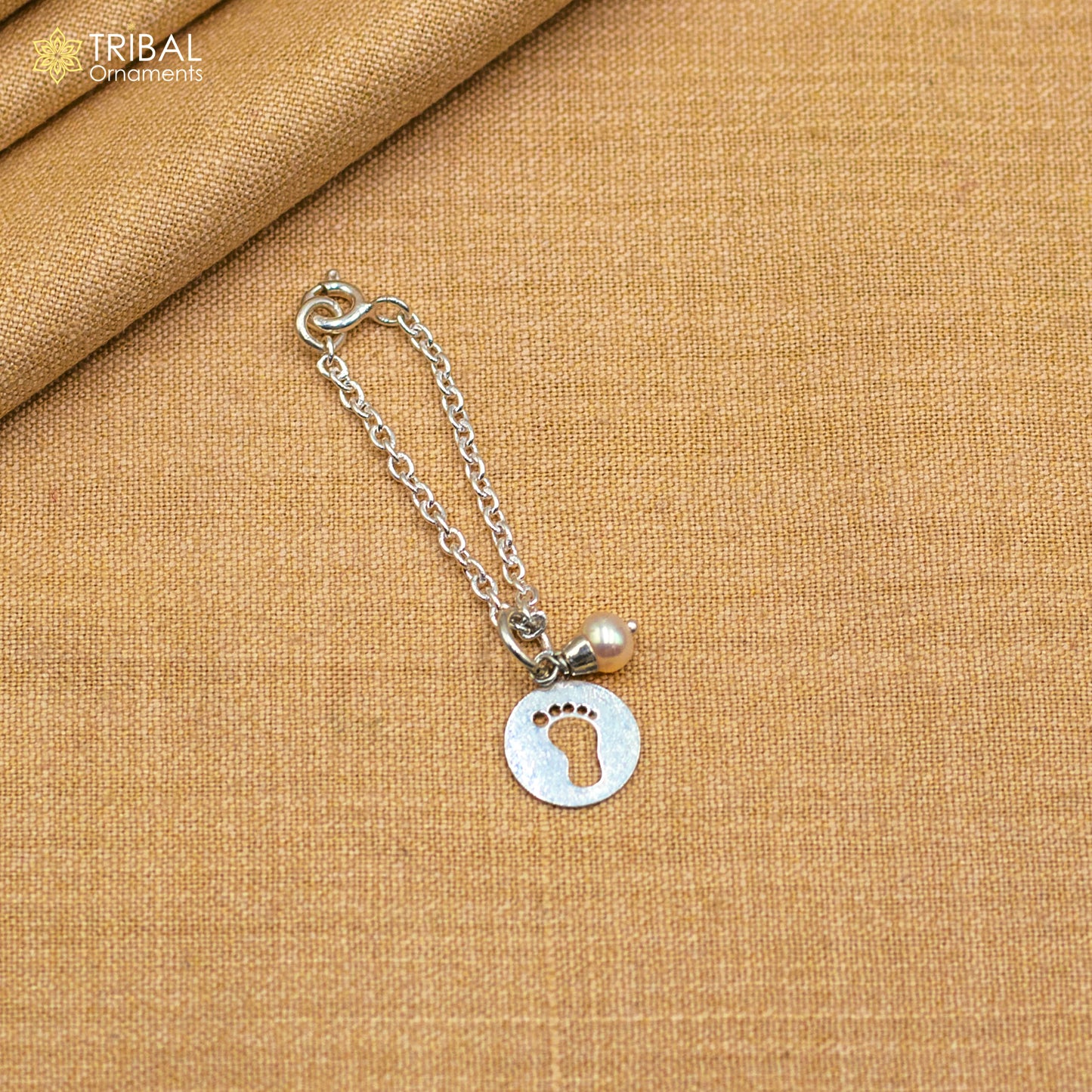 925 sterling silver baby feet watch charms wsc02 - TRIBAL ORNAMENTS