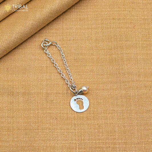 925 sterling silver baby feet watch charms wsc02 - TRIBAL ORNAMENTS