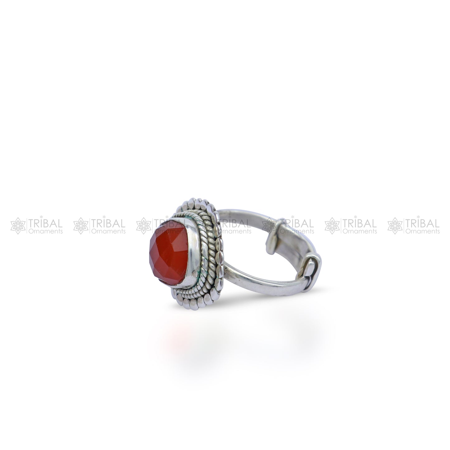 925 sterling silver carnelian ring Jewelry sr722 - TRIBAL ORNAMENTS
