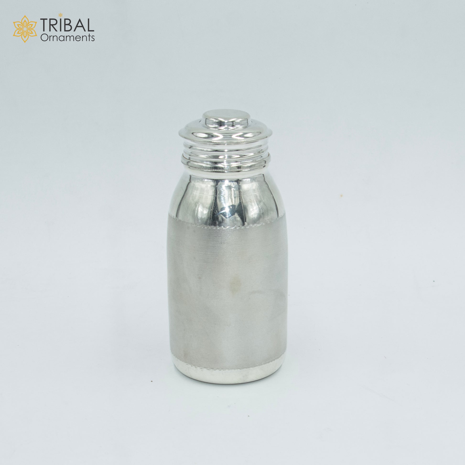 925 Sterling silver chota bheem cartoon design  baby feeder milk bottle/ baby water bottle/ best kids gifting article sv304 - TRIBAL ORNAMENTS