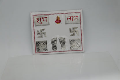 925 sterling silver combo diwali pooja set su1323 - TRIBAL ORNAMENTS