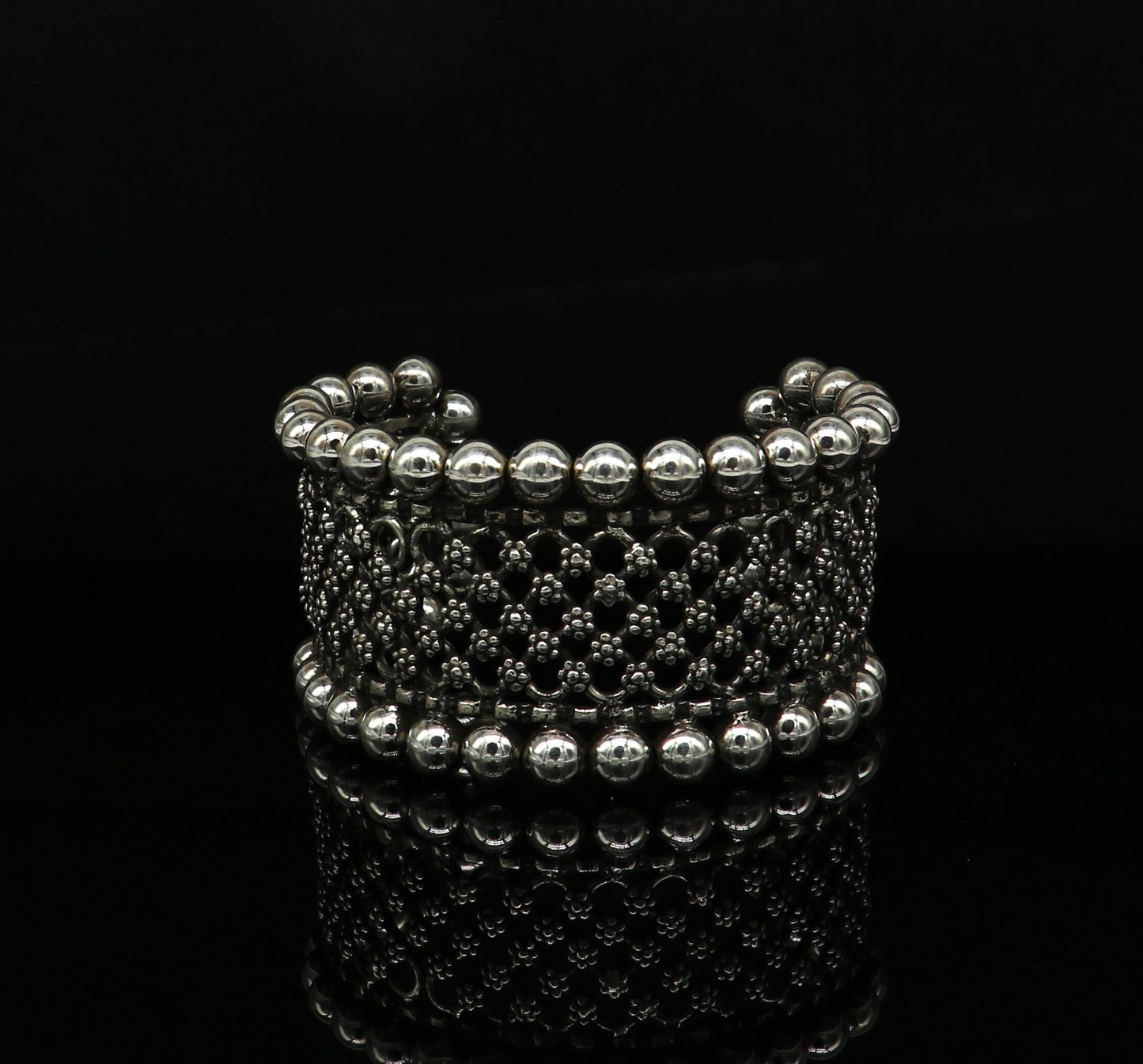 Vintage design 925 sterling silver customized adjustable cuff bracelet, excellent wedding gifting unisex cuff bangle bracelet kada cuff11 - TRIBAL ORNAMENTS