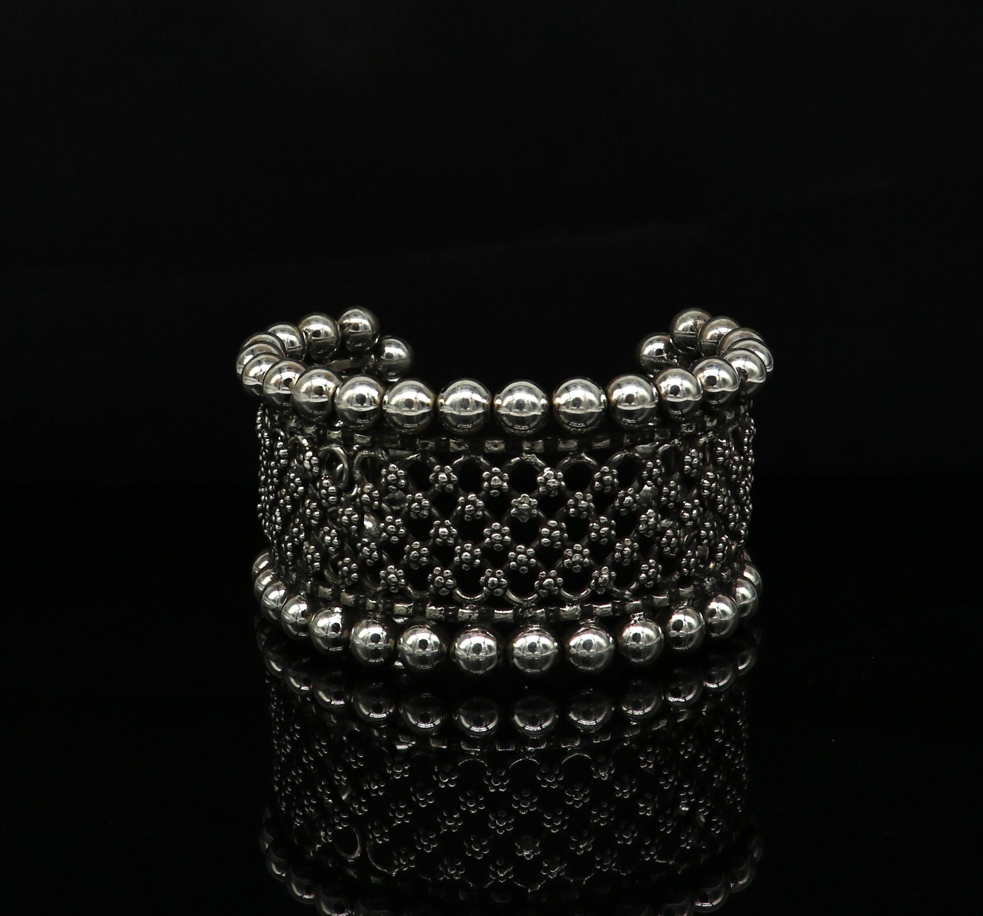 Vintage design 925 sterling silver customized adjustable cuff bracelet, excellent wedding gifting unisex cuff bangle bracelet kada cuff11 - TRIBAL ORNAMENTS