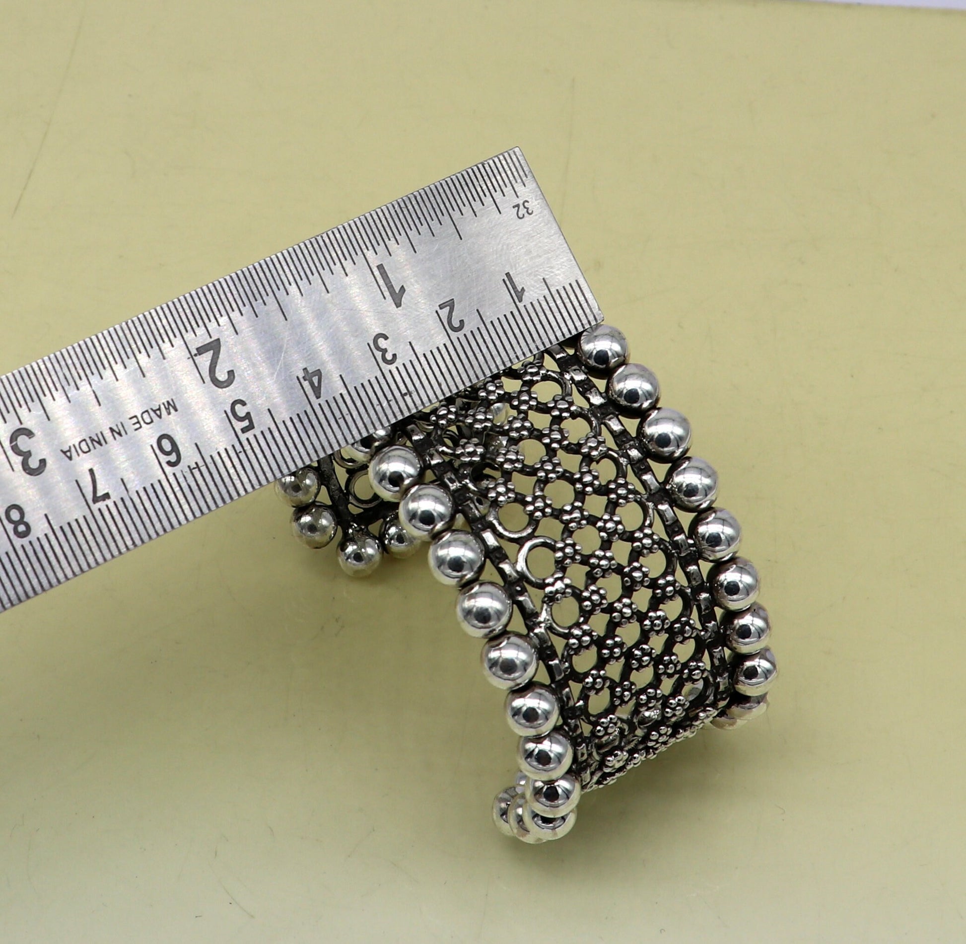 Vintage design 925 sterling silver customized adjustable cuff bracelet, excellent wedding gifting unisex cuff bangle bracelet kada cuff11 - TRIBAL ORNAMENTS