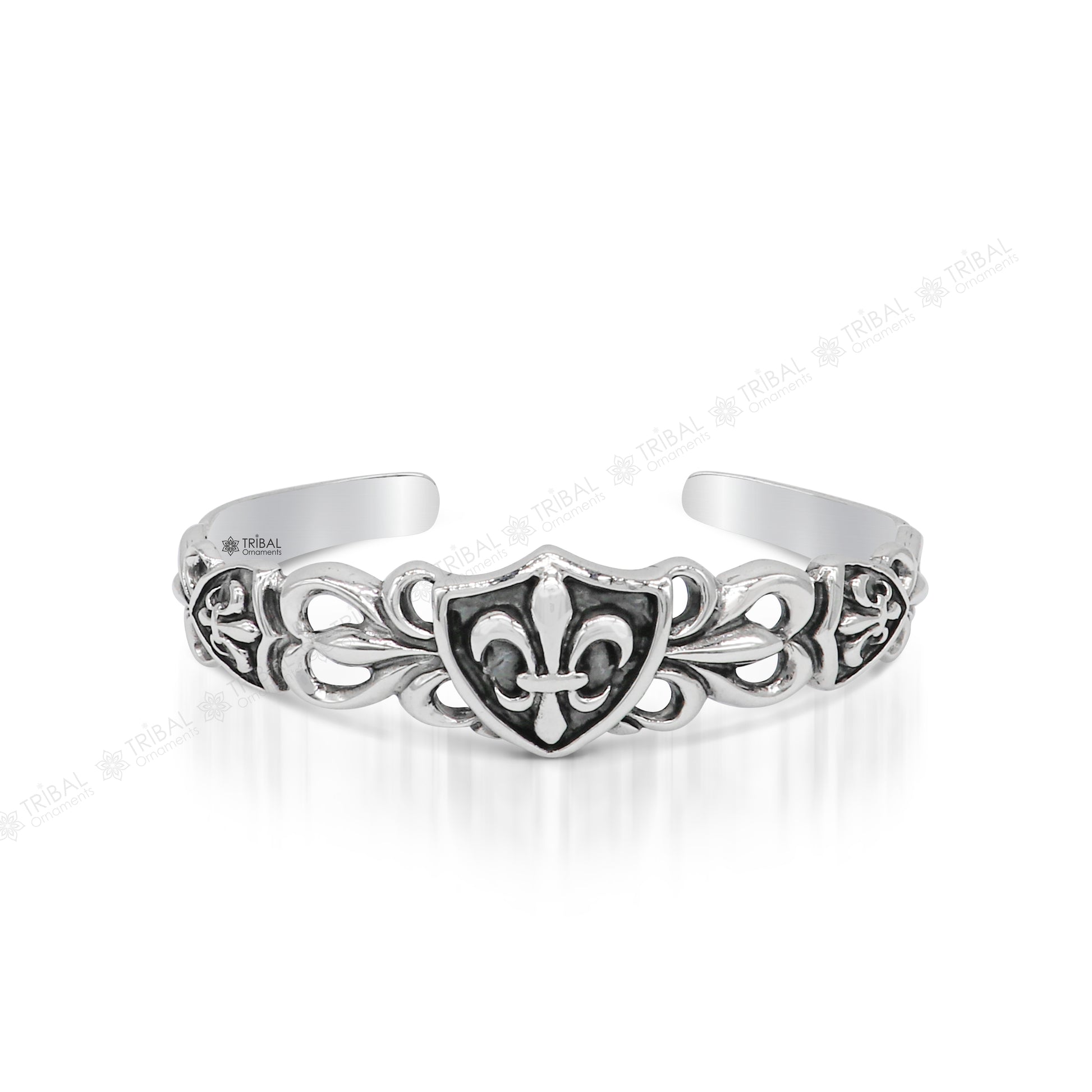 925 sterling silver customized adjustable tribal cuff bracelet kada, excellent cuff bangle bracelet Tribal ethnic boho jewelry cuff98 - TRIBAL ORNAMENTS